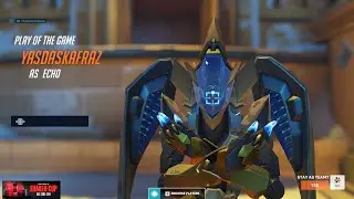 WHAT TOP 500 ECHO LOOKS LIKE - SUREFOUR INSANE ECHO GAMEPLAY OVERWATCH 2 SEASON 2