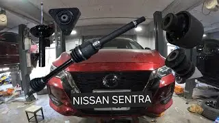استبدال درايف شفت يمين - ممتص الصدمات الأمامي (دبل ) - بوش طبلة. نيسان سنترا nissan sentra 2020-2024