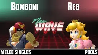 New Wave - Bomboni (Captain Falcon) vs Reb (Peach) - MELEE SINGLES - POOLS