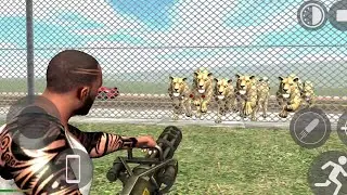 Dangerous Tigers 🐅🐅🐅🐅 Attack Franklin outside the street‼️‼️how to survive Franklin from destructive