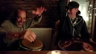 Pitti Hecht & Ansgar H&uuml;ttenm&uuml;ller - Handpan und Percussion / spontane Jam Session