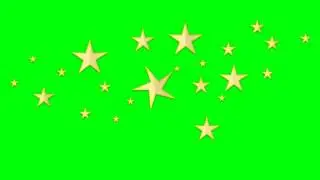 Fying Star Lights - Green Screen Effect