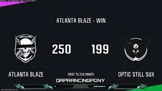 Atlanta Blaze vs Optic Still Sux