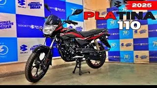 2025 Bajaj Platina 110 FI Engine walkaround Review | New color, Mileage ,Price | Moto preach
