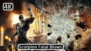 MK11 Scorpion Performs All Fatal Blow's