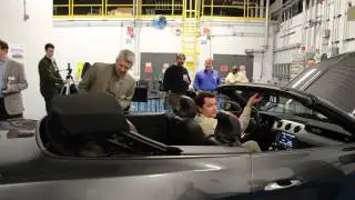 A look at the top operation of the 2015 Ford Mustang Convertible