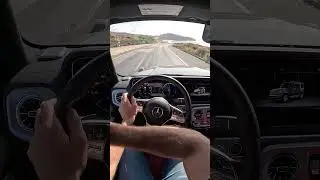 Views in the Mercedes Benz G Wagon are Just Better (POV Drive #shorts)