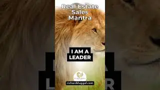 Real Estate Sales Mantra - I am a leader and inspire #shorts