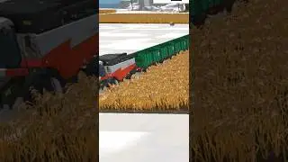 Зимний сезон Fs 18 создаёт длинную тележку с мультиплеером #fs18 #шорты #viralshorts #trendingshorts