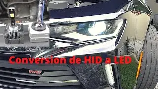 Conversion de HID a LED en un 2018 Camaro