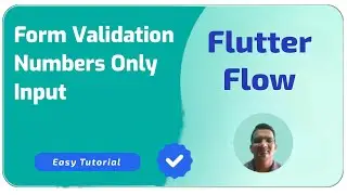 Numbers Only Input in FlutterFlow form