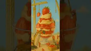 Tiny Workers Build GIANT Food! 🍕🌮🥞🌯 | Miniature Construction Magic