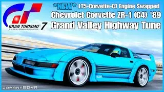 Gran Turismo 7 | Тюнинг Chevrolet Corvette ZR-1 (C4) '89 | Замена LT5 на Corvette и C7 | Настройка Grand Valley