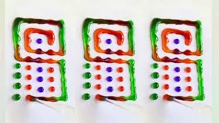 🔴🟡🟢Water Colour Drops 💦 Satisfying Video #oddlysatisfying #satisfying #colormixingmagic