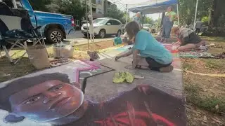 Artists prepare for Chalk It Up festival in Sacramento