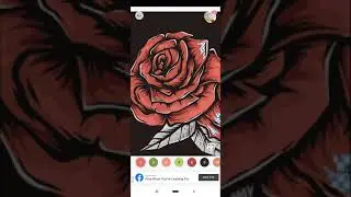 Colour planet game rose 🌹 painting🎨