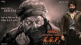 KGF Chapter-2 Trailer | Yash | Sanjay Duty | Srinidhi Reddy | Prashanth Neel |