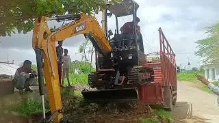 #excavator unloading sany sy35 pro Davangere 