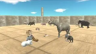 BATTLE ROYALE MODERN MAMMALS VS PREHISTORIC MAMMALS - ANIMAL REVOLT BATTLE SIMULATOR