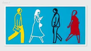 Julian Opie: Street.