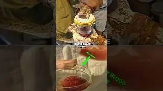 Deadly Snake Venom Effect in Blood ☠️| #shorts #viral