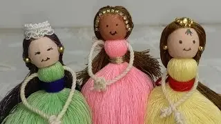 DIY Amazing beautiful dolls..handmade crafts.. #crafts #diy #beautiful #dollcraft #satisfaction ☺️❤️