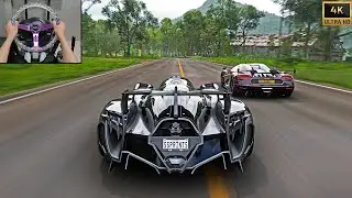 1250HP Raser Tachyon Goliath Race | Forza Horizon 5 Steering Wheel Gameplay