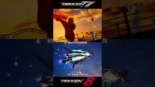 Kuma Rage Art Comparison 🐻 | Tekken 7 vs Tekken 8 #Shorts #gaming #tekken #tekken7 #tekken8