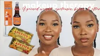 makeup therapy : how i gained weight fast using apetamin, before & after