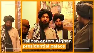 Exclusive: Taliban enters Afghan presidential palace | Al Jazeera Newsfeed