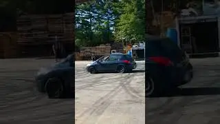 who says ya can't drift fwd 🤣. #drift #fwddrift #frontwheeldrive #603 #donut #burnout #nh