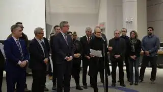 After the Storm: Speech and Cheque presentation