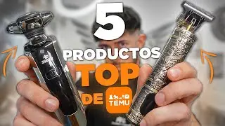 Materiales TEMU de BARBER&Iacute;A &iquest;Merece la pena?