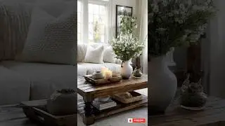 Cozy Farmhouse Winter Decor ❄️ Rustic Cottage Vibes | Winter Home Styling #shorts #ytviral #home