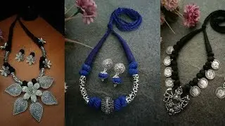 Latest Navratri Special Oxidised Necklace design Collection|| Navratri Festival silver jewellery