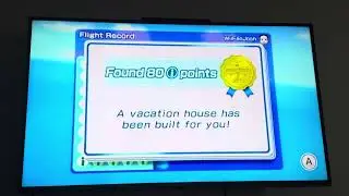I got my vacation home in my private island in wii sports resort