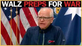 Walz Declares CIVIL WAR on Trump! MN Governor Prepares National Guard Against Feds