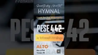Alto Part | Pese #442 #gospelmusic #piano #hymns #church #sdahymnal #praisethelord #music