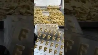 F Shape Chocolate Mould | How to Make Chocolate Letters F 🍫 #Shorts #Chocolate #F #letter #mold