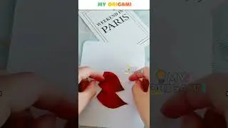 Origami Beautiful Princess and Red Mushroom, Easy Ways to Crafts Impressive Paper Art #shorts