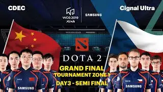 WCG 2019 GF | DOTA 2 Semi Final | CDEC vs Cignal Ultra