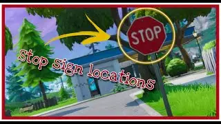 Fortnite stop sign locations | Road Trip