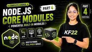 Node.js Core Modules Explained: path, os & events | MERN Backend Part 4 #nodejs #node #backend