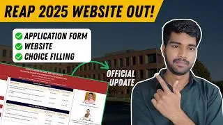 REAP 2025 Website LIVE 🌐 | Application Form 📝 | Complete Details 🔍 | Rajasthan BTech 🎓#reap2025