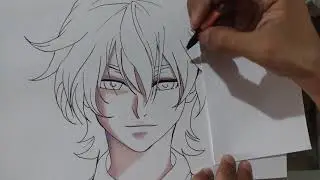 Speed Drawing Isshiki Satoshi - Shokugeki no soma