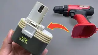 Battery store near me shared this method! How to repair 12V drill battery | Creation Tips