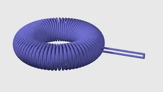 Toroidal coils for ruby laser pulse forming network.