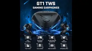 EKSA GT1 Cobra Gaming Earphone Bluetooth 5.0 38ms Low Latency TWS Wireless Earbuds Music/Game Mode