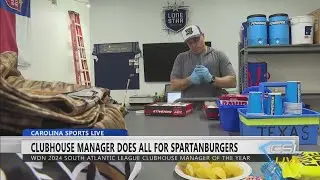 Clubhouse manager does it all for the Spartanburgers