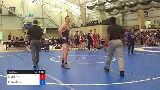 2018 UWW Cadet And U23 Nationals/U23 Greco-Roman 77 5th Place - Emanuel Diaz (Flor) Vs. Zach Krapf